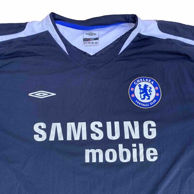 Rare Chelsea Football Club Jersey Mens 2XL Nevy Blue Shirt Rare Chelsea Football Club Jersey Mens 2XL Nevy Blue Shirt