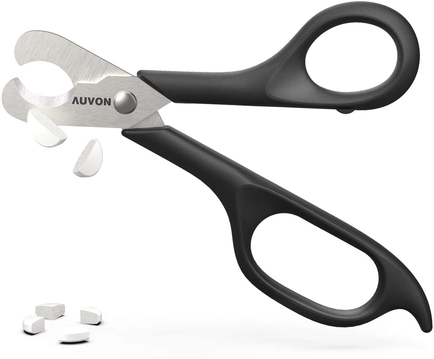 Sharp Scissors-Style Pill Cutter with Precision Blade for Easy Splitting-image