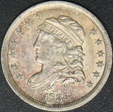 1836 Capped Bust Half Dime - COINGIANTS