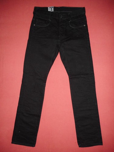 G-Star Raw New Radar Slim Fit W32 L34 Mens Black Blog Denim Jeans | eBay