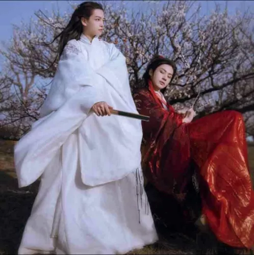 Men Chinese Ancient Traditional Hanfu Halloween Costume Fancy Dress StreetWear - Bild 4 von 13