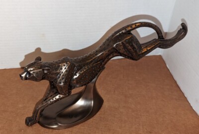 Original Signed ZAWADI AFRICAN COLLECTON Bronze Sculpture, Running