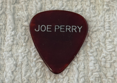 AEROSMITH JOE PERRY GUITAR PICK 1984 BACK IN THE SADDLE TOUR