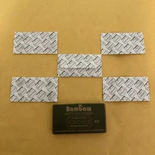 5 Double Edge Razor Blades, Bambaw Platinum Stainless Blades