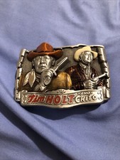 1996 Sharpeco Distributors Tim Holt Estates Tim Holt and Chito Belt Buckle