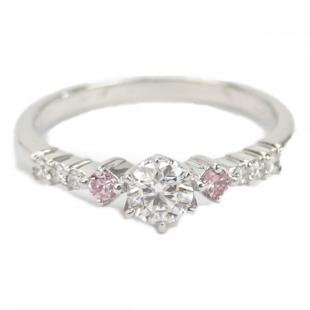 Design Jewelry Ring Pt1000 Platinum Diamond Size US Women's ISY