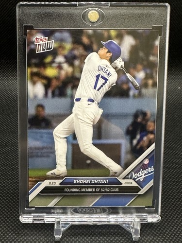Shohei Ohtani 2024 Topps Now #731 Founding Member of 52/52 Club (MVP)
