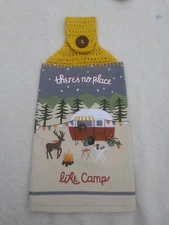 Terry Camping Dish Towel KAY DEE Designs  16'L X 13''W 100% Cotton New 