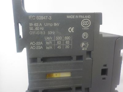 ABB OT63F3 USED GENERAL SWITCH
