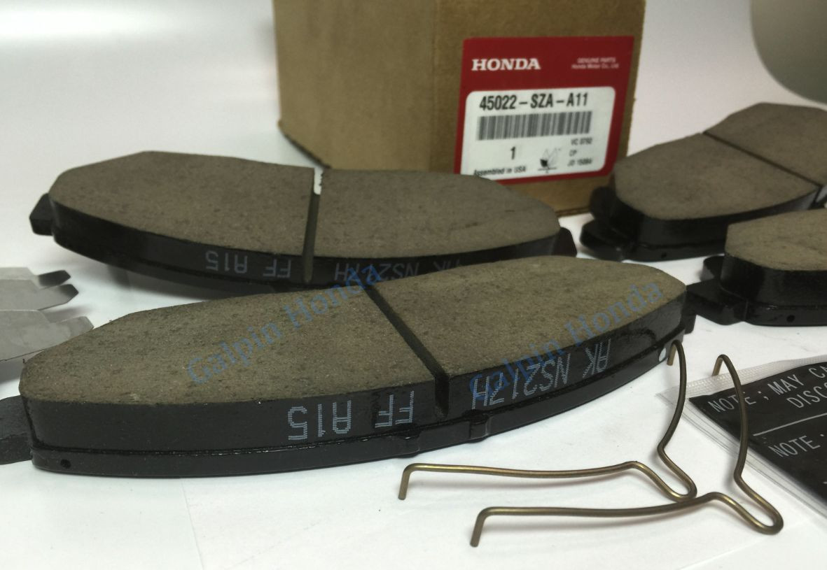 Genuine OEM Honda Pilot Front Brake Pad Set 2009 - 2015 (45022-SZA