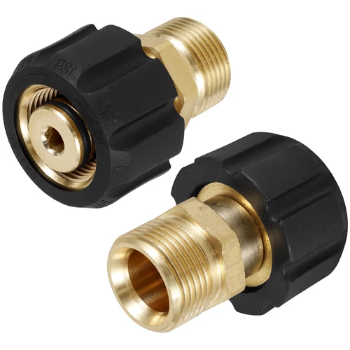 Adaptador de manguera para lavadora a presión 2-10x latón M22 15 mm hembra a M22 14 mm macho temzv - Imagen 4 de 11