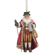 Jim Shore German Santa Ornament 6009461 Germany Deutschland Christmas