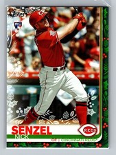 2019 Topps Holiday Nick Senzel ROOKIE CARD #HW125 - Cincinnati Reds. rookie card picture