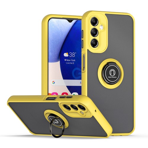 For Samsung Galaxy A14 5G, Luxury Shockproof Hybrid Armor Ring ClearCase Cover - Picture 16 of 25