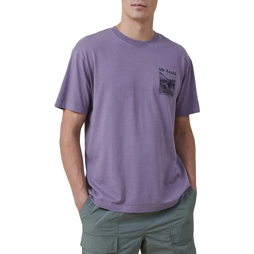 Хлопковая мужская футболка премиум-класса свободного кроя Art T-shirt MSRP $49, Размер M