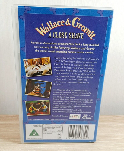 Wallace & Gromit VHS tapes x2. Pal region. Rating U. Peter Sallis. Children - Picture 4 of 12