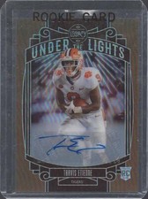 TRAVIS ETIENNE 2021 PANINI LEGACY UNDER THE LIGHTS BRONZE PRIZM AUTO RC #D /100