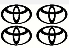 4 1.5 H Toyota Logo Vinyl Wheel Decal Camry Celica Car Truck Window Laptop