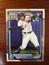 2024 Bowman Draft Chrome - Aaron Parker 1st Refractor - #BDC-160- Blue Jays