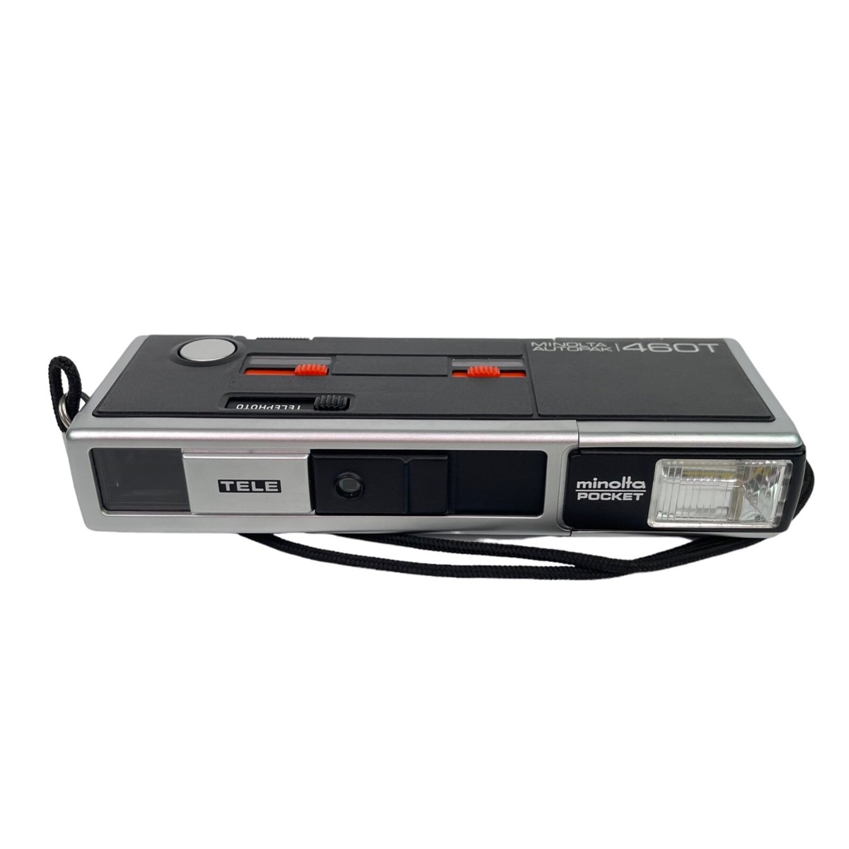 Vintage Minolta Autopak 460T Pocket Film Camera w/ Case - For