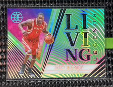 TRACY MCGRADY 2020-2021 Illusions Living Legends Green Acetate #6 Rockets.
