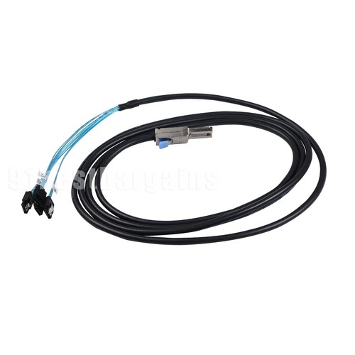 Mini-SAS SFF-8088 26P to 4 X SATA 7 Pin Cable - 1/2/3 Meter Power Cable - Picture 7 of 12