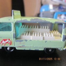 Matchbox VTG Lesney No21 Commer Bottle Float Milk Van 1961 Butter Bean Green
