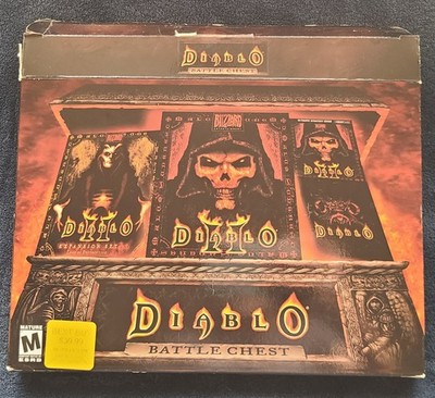Diablo Battle Chest (PC, 2001) Diablo I and Diablo II with Expansion!
