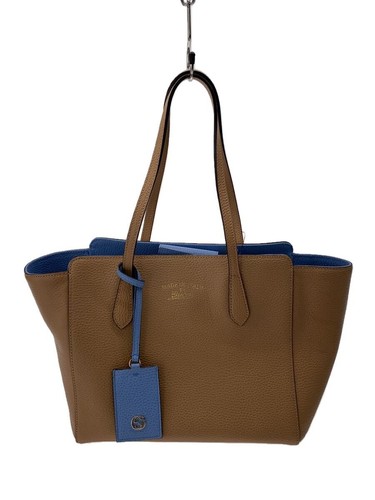 GUCCI Swing Tote Bag Leather BEG 354408 525040 | eBay
