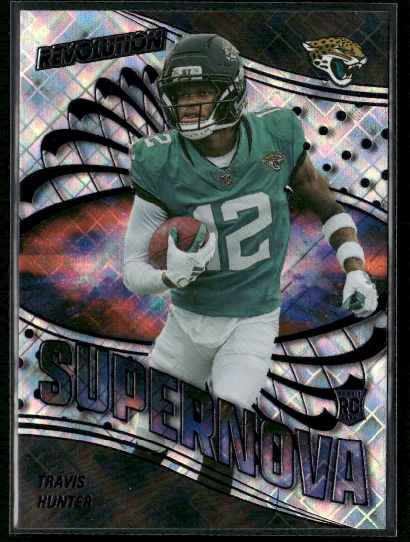 2025 Panini Revolution - Travis Hunter Supernova  Cosmic /20 RC