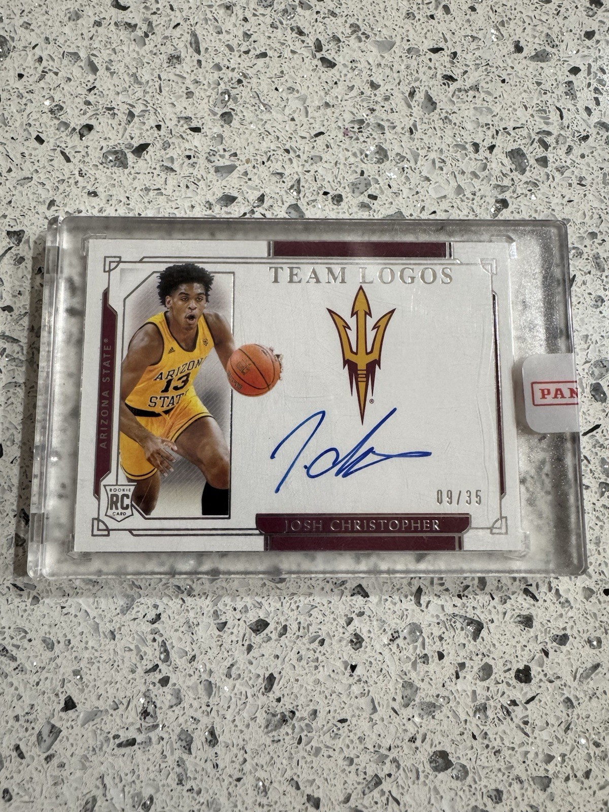 2021-22 Panini National Treasures Collegiate Team Logos Josh Christopher /35