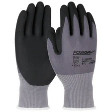 Protective Industrial Products Gloves Gray Posigrip Seamless Knit Nylon With