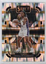 2024 Panini Select WNBA Concourse Silver Flash Prizm Crystal Dangerfield #35 0h1