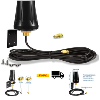 Bingfu 4G LTE Antenne Außenmontage 5dBi SMA Stecker wasserdicht