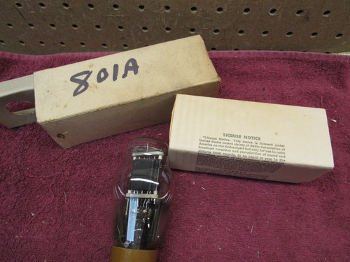 NOS HYTRON VT-62 801 Tube TV-7 Tested US Army Signal Corps 1943 - Picture 7 of 11