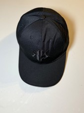 Black Baseball Cap Ajustable Hat Embroidered Logo SnapBack Unisex comfortable