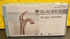 Glacier Bay Arnette Single Handle 4" Centerset Bathroom Faucet in Brushed Nickel