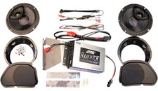 J&M RPKT-200HR13 ROKKER 200W 2-Channel Amplifier and Speaker Kit