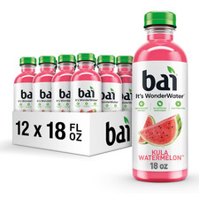 Bai 12 Pack Kula Watermelon 18 fl oz Infused Water Beverage BB: 01/25/26
