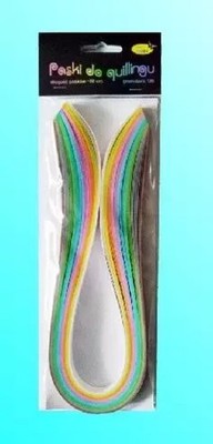 5902581101136 Paski do quillingu 10mmx50cm pastelowe 100szt Galeria Hobby