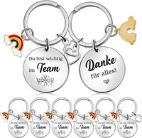 SchlüSselanhäNger 20 StüCk Geschenk FüR Kollegen DankeschöN Abschied Jobwechsel