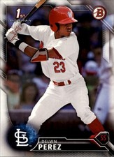 2016 Bowman Draft #BD-31 Delvin Perez St. Louis Cardinals