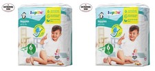 60 Nappies (13-18kg) Extra Soft & Dry Disposable Nappy Comfortable (Size 6) 0.29 per nappy