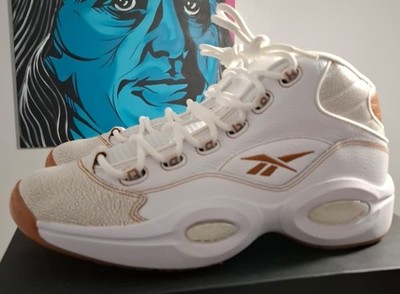 reebok question mid tobacco Reebok Question Mid Ftw White/ Salcar/ Ftw White, High-top sneakers