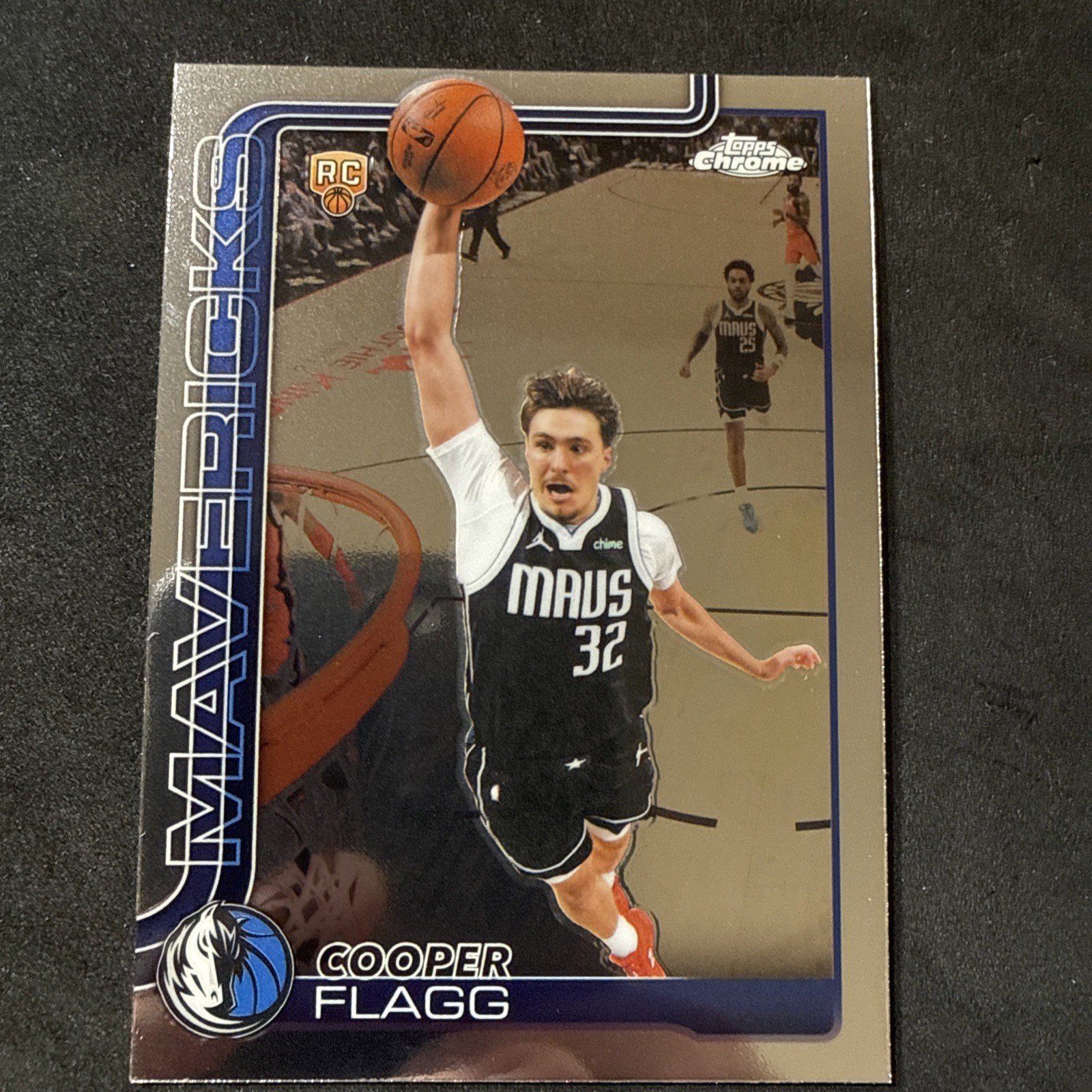 2025-26 Topps Chrome Update Basketball Cooper Flagg RC #151-Dallas Mavericks