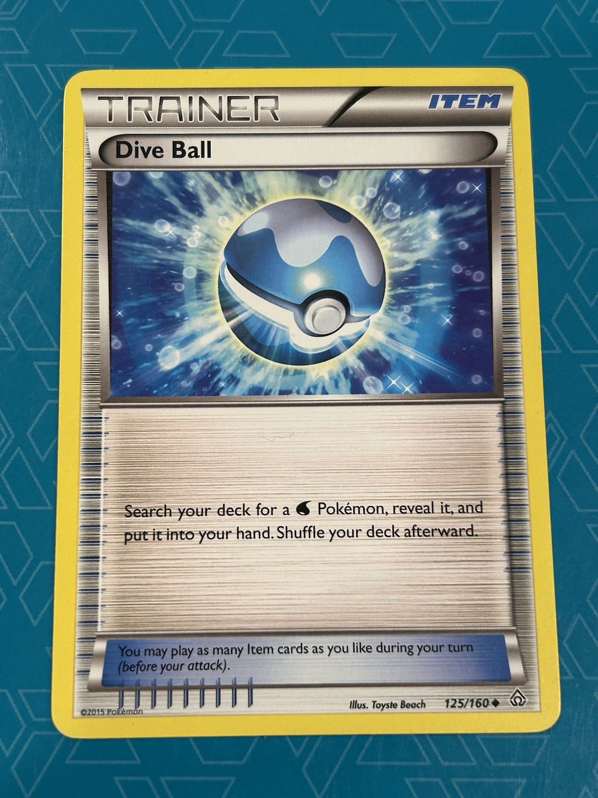 Dive Ball 125/160 XY - Primal Clash Regular LP-Lightly Played Pokémon TCG (617)