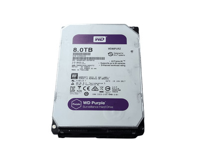 Western Digital Purple 8TB WD80PURZ 3.5'' SATA 6Gb/s Surveillance Hard Drive