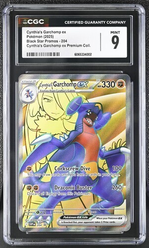Cynthia's Garchomp ex 204 Sv: Scarlet & Violet Promo Cards Holo - CGC 9