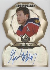 2020 Upper Deck SP Signature Edition Legends Decagons Gold Gord Murphy Auto 16b3