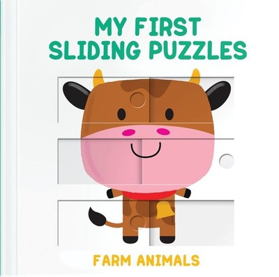 My First Sliding Puzzles Farm Animals by Yoyo Books Board Book Book